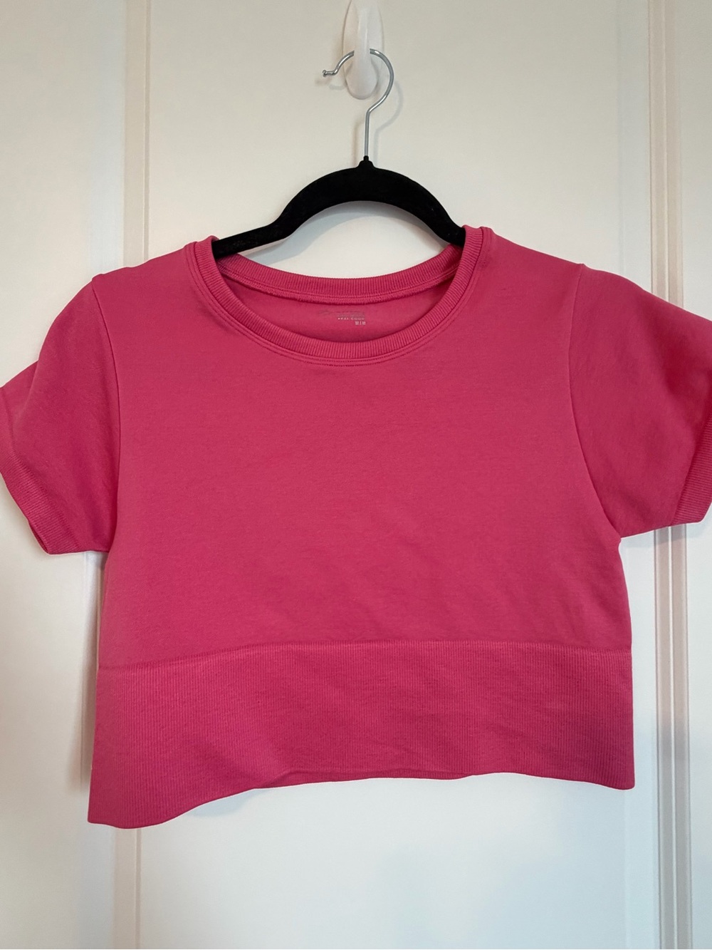aerie Pink Cropped Tee